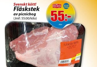 Extra Mjällby Stormarknad Svenskt kött! Fläskstek av picnicbog erbjuda