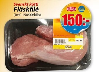 Extra Mjällby Stormarknad Svenskt kött! Fläskfilé erbjuda