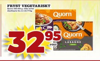 Fryst vegetariskt