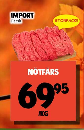 MatArket Nötfärs erbjuda