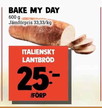 MatArket Bake my day erbjuda