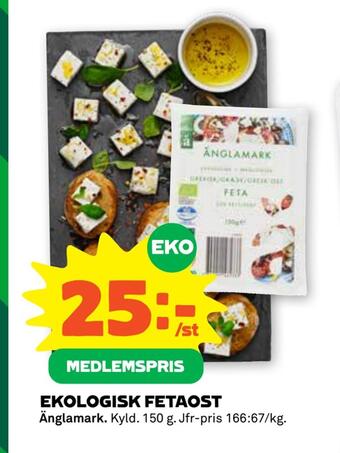 Stora Coop Ekologisk fetaost erbjuda