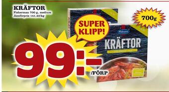 Nya Pulsen Kräftor erbjuda