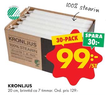 ÖoB Kronljus erbjuda