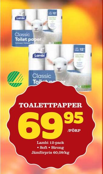 Nya Pulsen Toalettpapper erbjuda