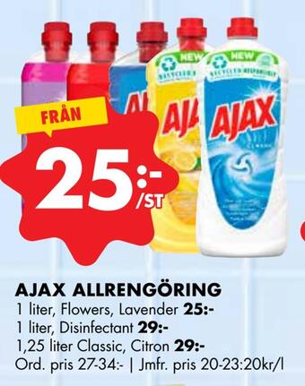 ÖoB Ajax allrengöring erbjuda