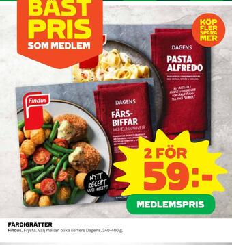 Coop Färdigrätter erbjuda