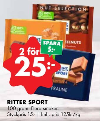 ÖoB Ritter sport erbjuda