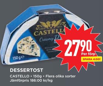 Willys Dessertost erbjuda