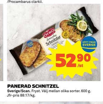 Coop Panerad schnitzel erbjuda