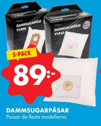 ÖoB Dammsugarpåsar erbjuda