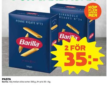 Coop Pasta erbjuda