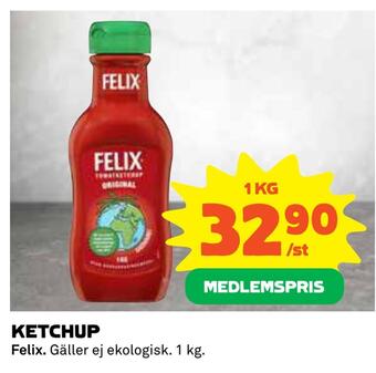 Coop Ketchup erbjuda