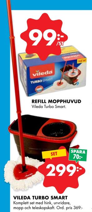 ÖoB Vileda turbo smart erbjuda