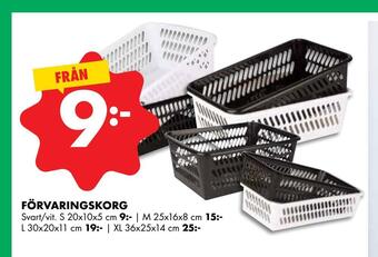 ÖoB Förvaringskorg erbjuda