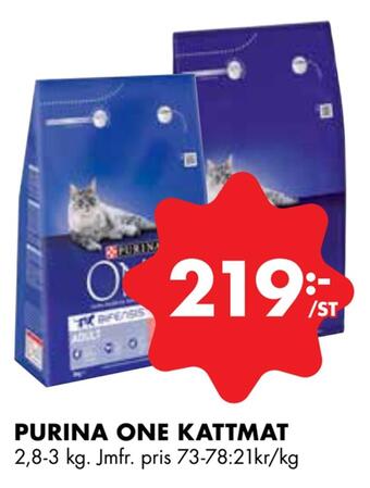 ÖoB Purina one kattmat erbjuda