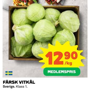 Coop Färsk vitkål erbjuda