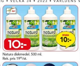 Bo Ohlsson Natura handdiskmedel erbjuda