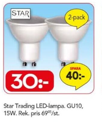 Bo Ohlsson Star trading led lampor erbjuda