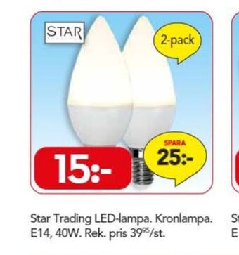 Bo Ohlsson Star trading led lampor erbjuda