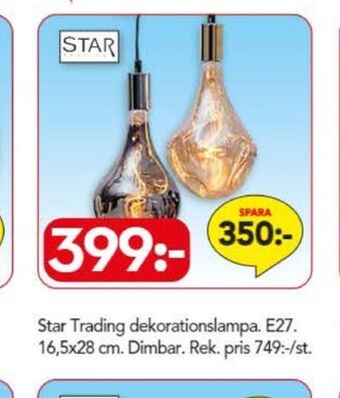 Bo Ohlsson Star trading led lampor erbjuda
