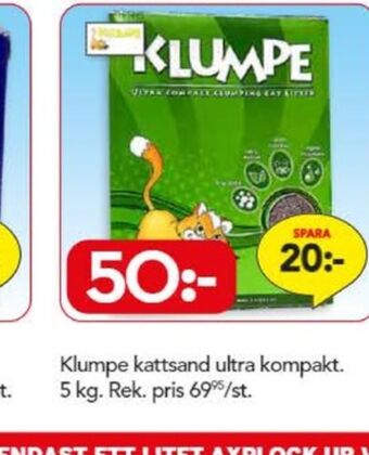 Bo Ohlsson Klumpe kattsand erbjuda