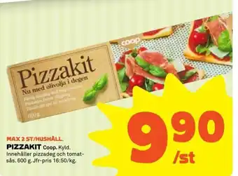 Coop Coop Pizzakit 600g erbjuda
