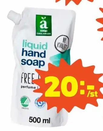 Coop Coop Liquid hand soap 500ml erbjuda