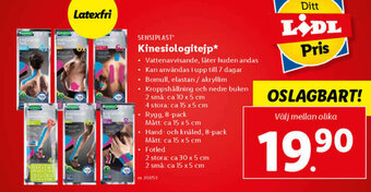 Lidl Sensiplast Kinesiologitejp erbjuda