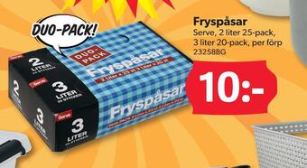 DollarStore Fryspåsar erbjuda