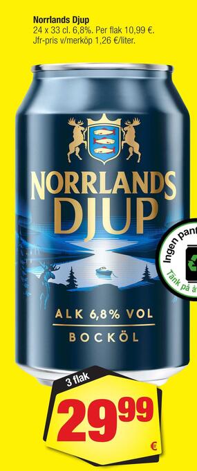 Calle Norrlands djup erbjuda