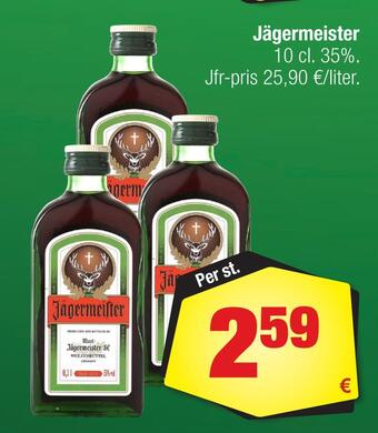 Calle Jägermeister erbjuda