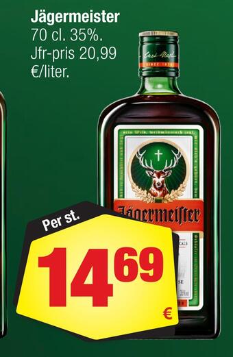 Calle Jägermeister erbjuda
