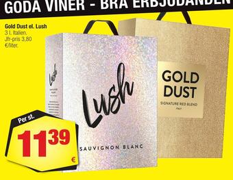 Calle Gold dust el. lush erbjuda