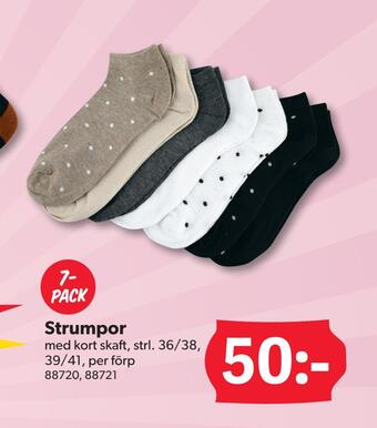 DollarStore Strumpor erbjuda