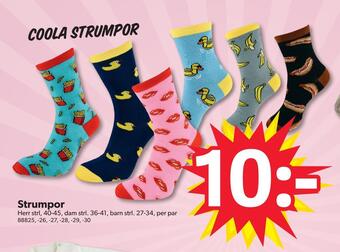 DollarStore Strumpor erbjuda