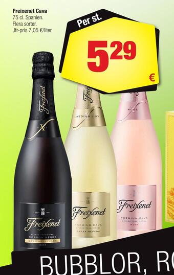 Calle Freixenet cava erbjuda