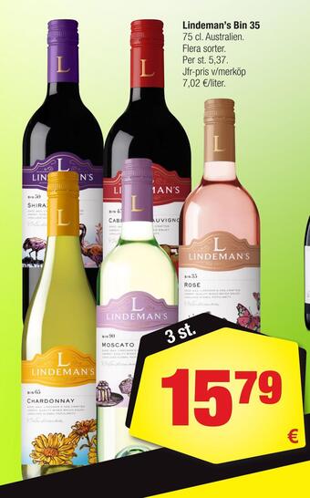 Calle Lindeman's bin 35 erbjuda