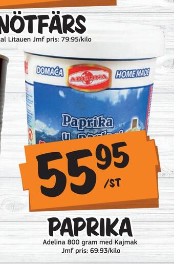 Bazaar Food market Paprika erbjuda