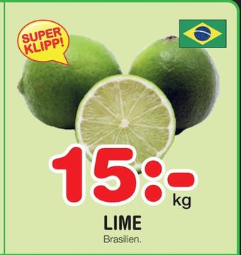 Nya Pulsen Lime erbjuda