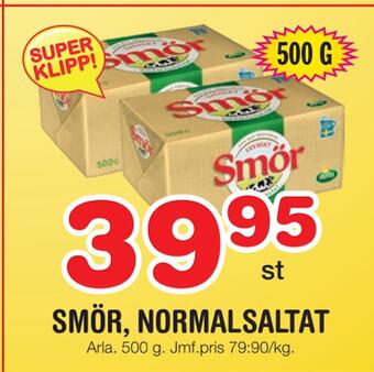 Nya Pulsen Smör, normalsaltat erbjuda