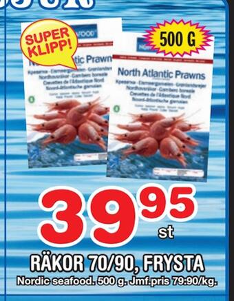 Nya Pulsen Räkor 70/90, frysta erbjuda