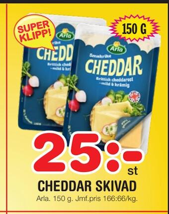 Nya Pulsen Cheddar skivad erbjuda