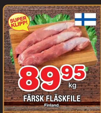 Nya Pulsen Färsk fläskfile erbjuda