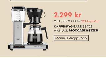 Electrolux Home Kaffebryggare erbjuda