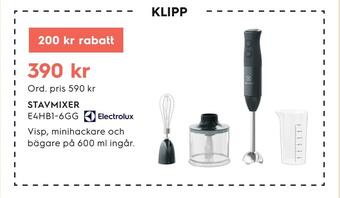 Electrolux Home Stavmixer erbjuda