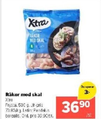 Coop Extra Räkor med skal Xtra erbjuda