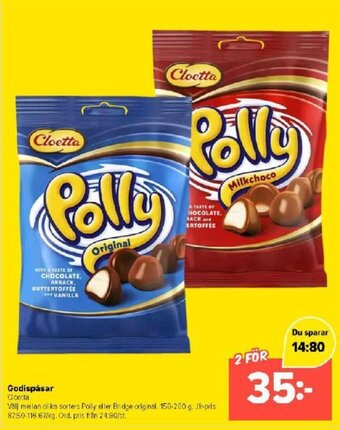 Godispåsar Cloetta