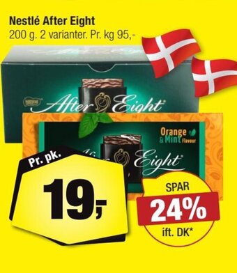 Calle Nestlé After Eight 200 g. 2 varianter erbjuda