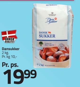 Fleggaard Dansukker 2 kg. erbjuda